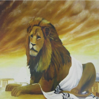 אריה ענק משער האריות